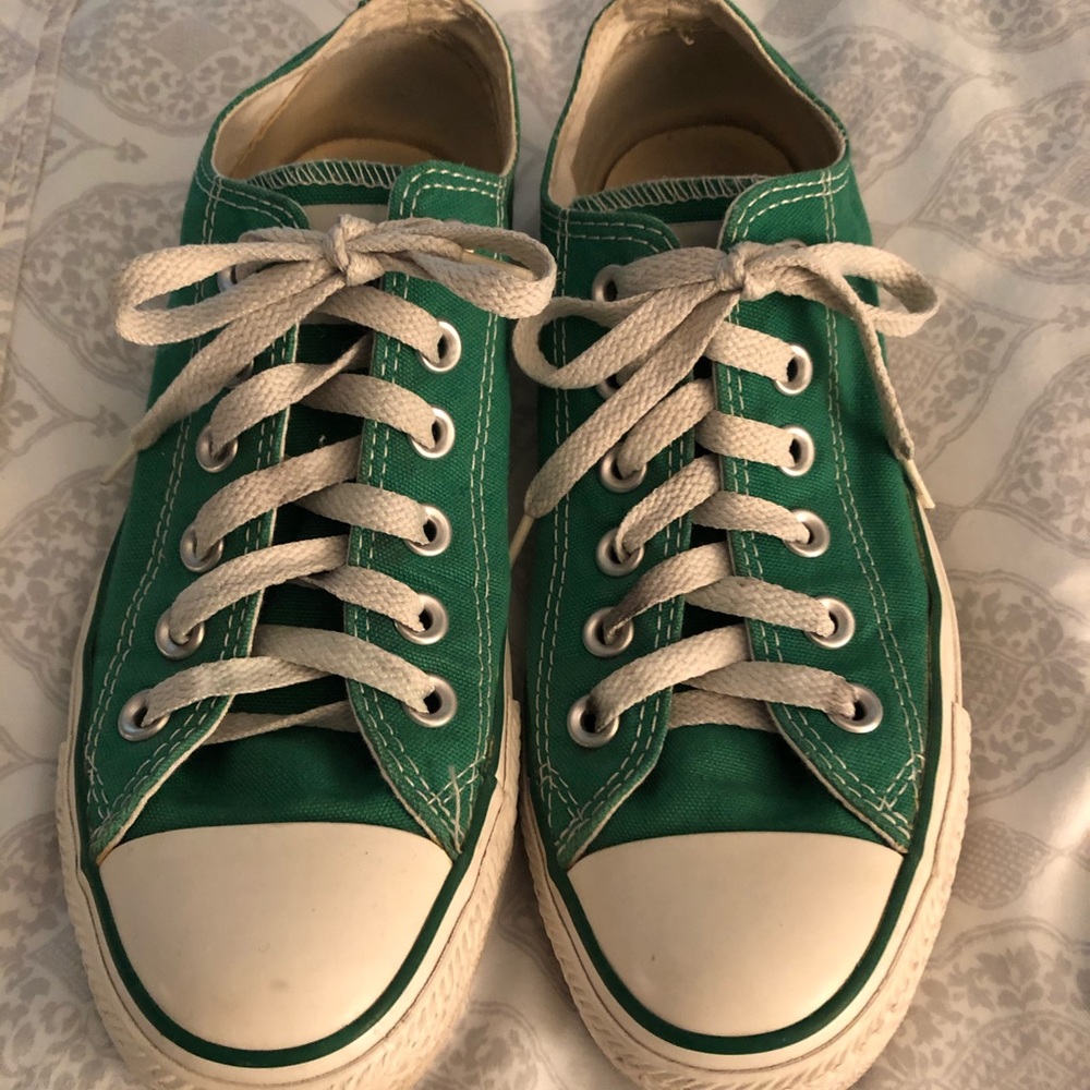 Green Converse - Great condition